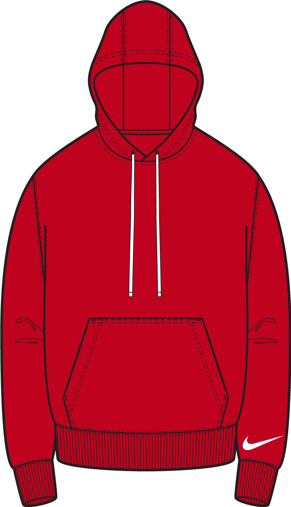 Nike Park 26 Fleece Pull Over Hooded (Youth)