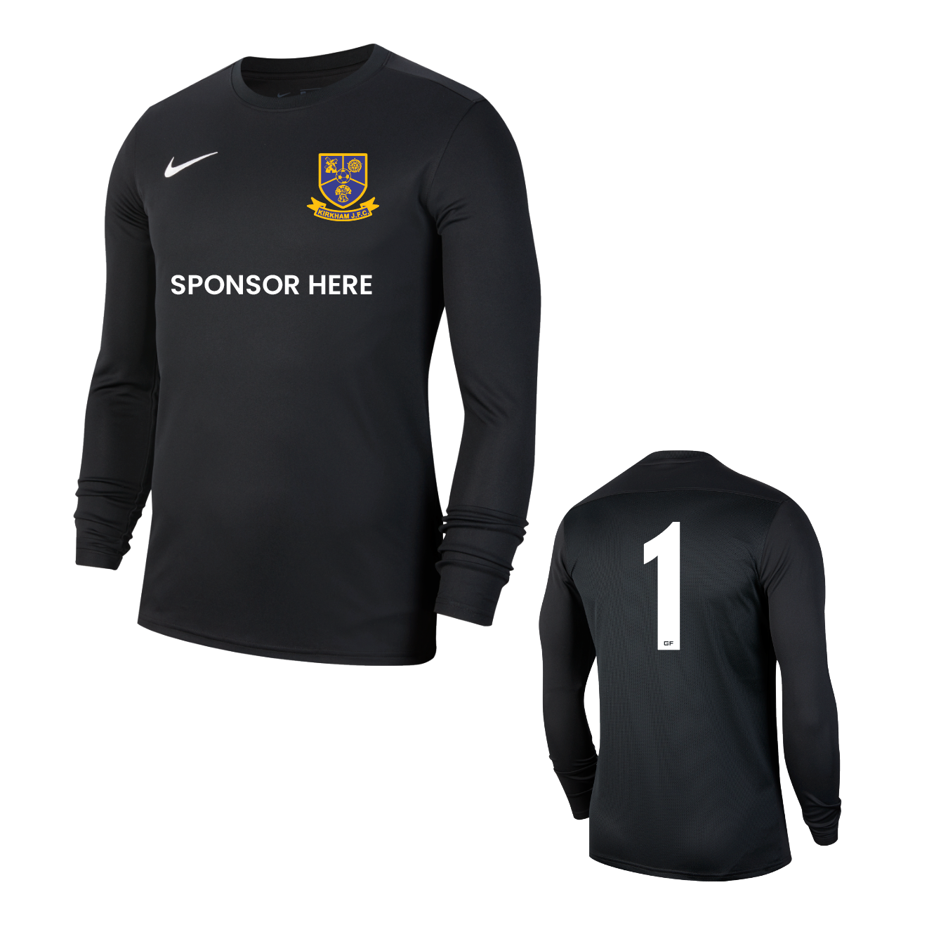 Kirkham Juniors FC Away Goalkeeper Shirt