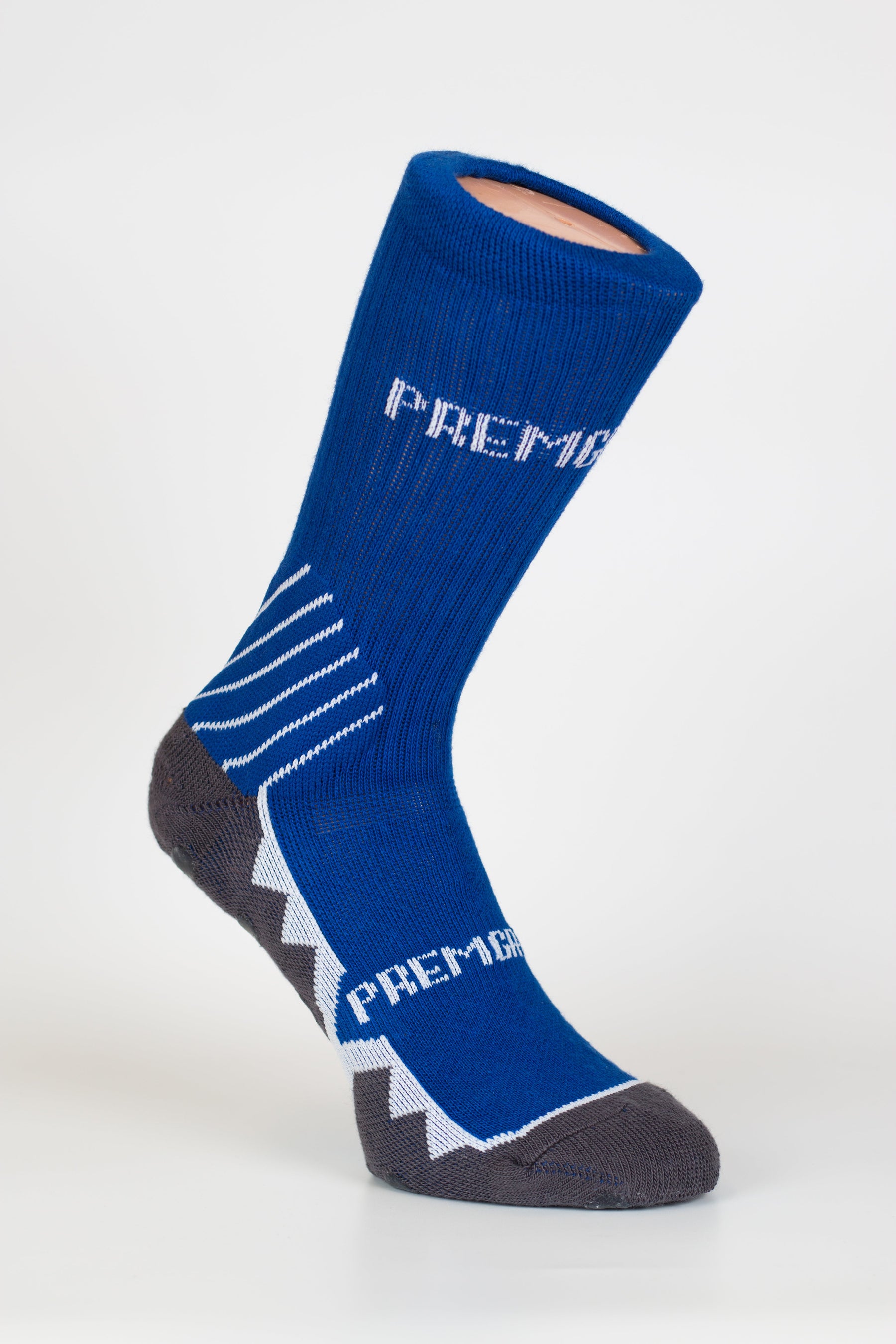 PREMGRIPP CREW SOCK, WITH PATENTED TECHNOLOGY, ROYAL BLUE. - Fanatics Supplies